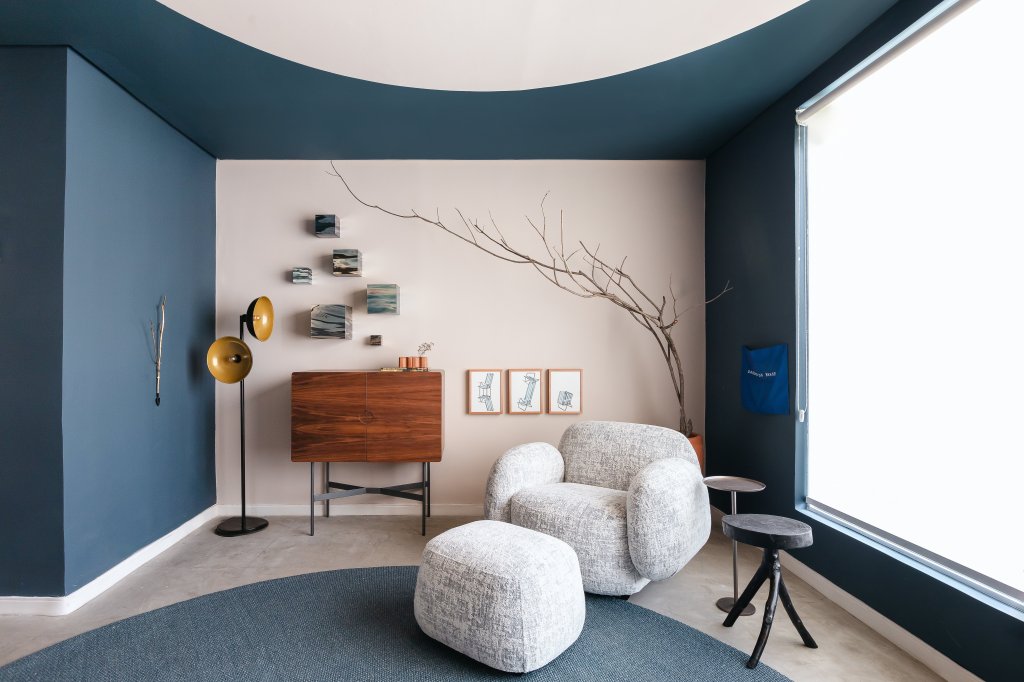 high quality Brazilian Furniture, armchair, lamp and cabinet