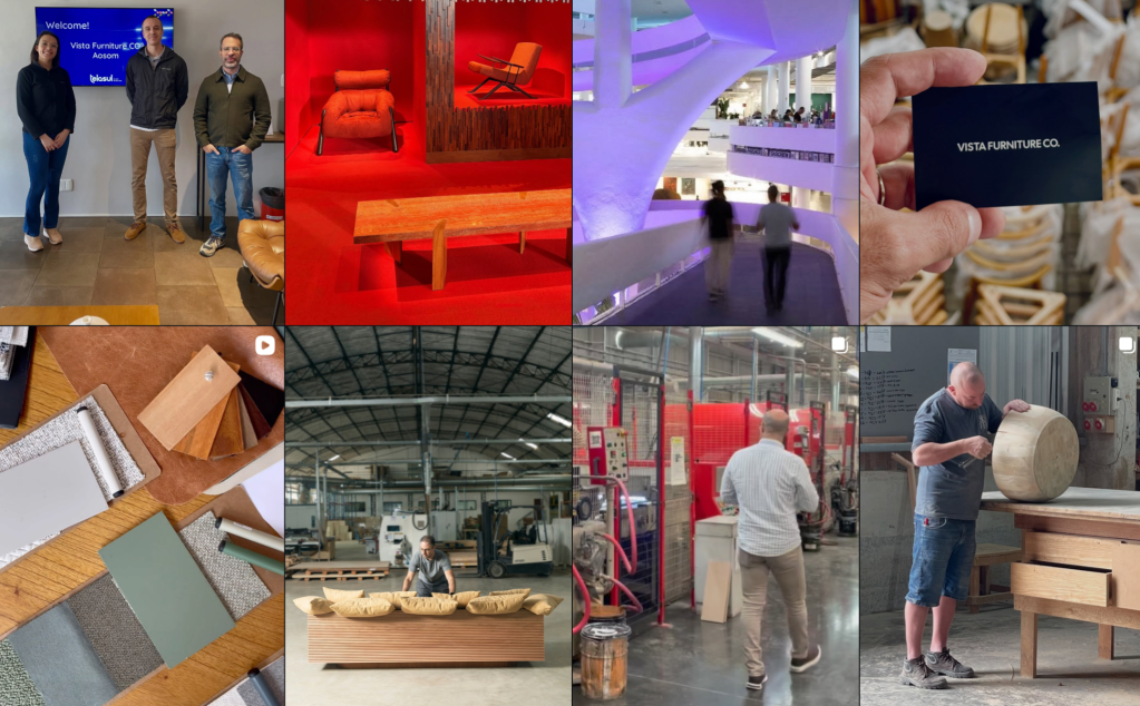 Vista Furniture Co sourcing furniture in Brazil including factory visits product development and material selection